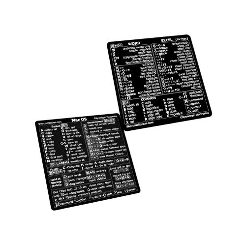 Mac shortcut stickers