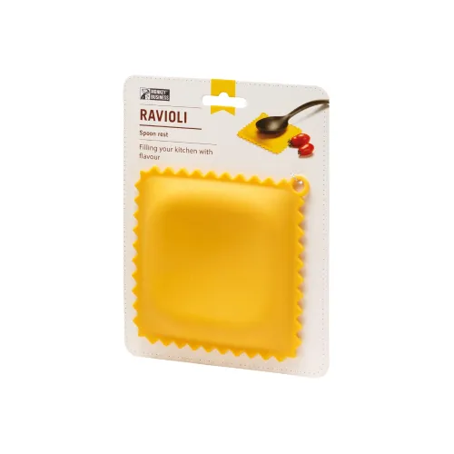 Ravioli-shaped spoon rest